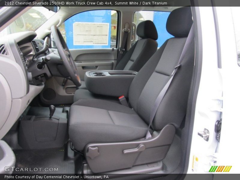  2012 Silverado 2500HD Work Truck Crew Cab 4x4 Dark Titanium Interior