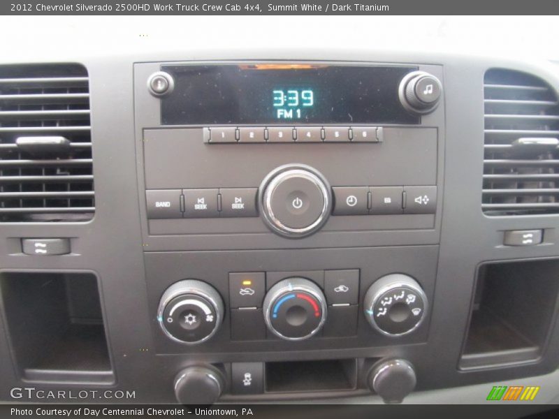 Summit White / Dark Titanium 2012 Chevrolet Silverado 2500HD Work Truck Crew Cab 4x4