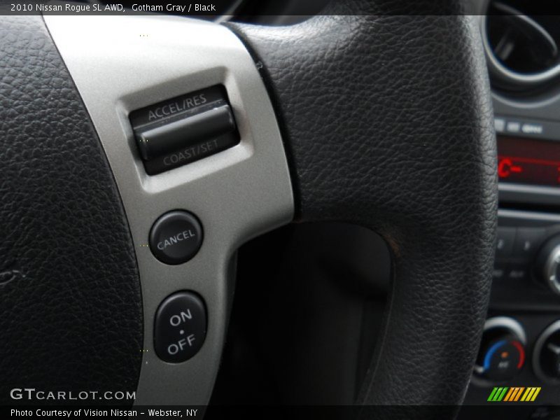 Gotham Gray / Black 2010 Nissan Rogue SL AWD