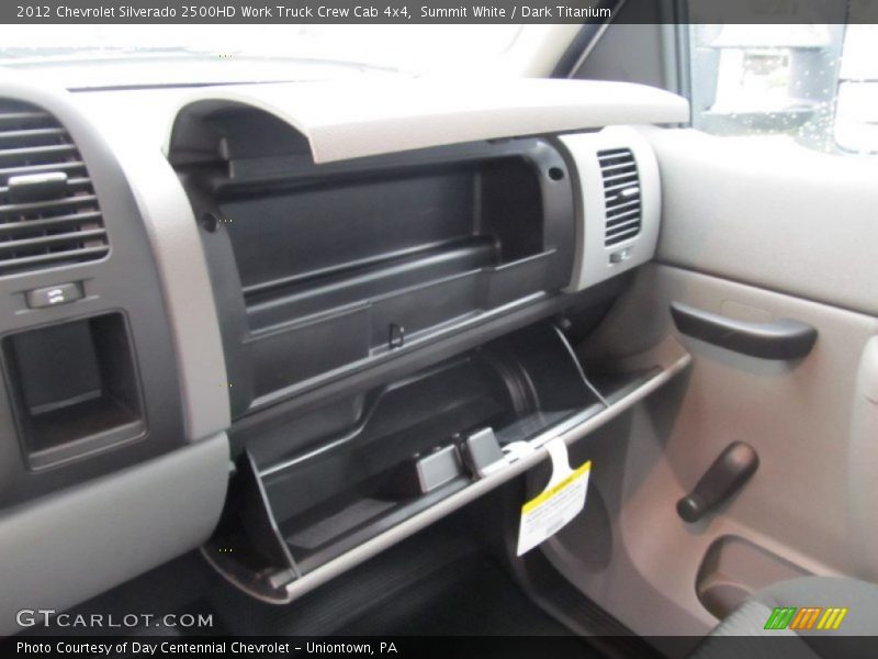 Summit White / Dark Titanium 2012 Chevrolet Silverado 2500HD Work Truck Crew Cab 4x4