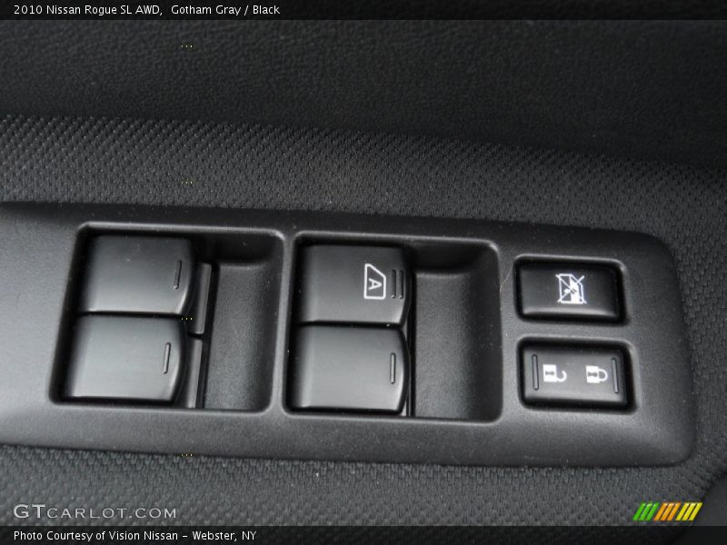 Gotham Gray / Black 2010 Nissan Rogue SL AWD
