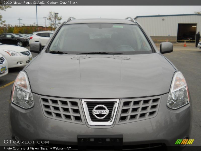 Gotham Gray / Black 2010 Nissan Rogue SL AWD