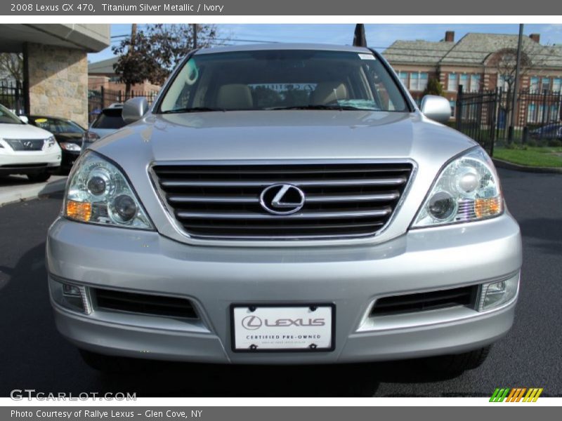 Titanium Silver Metallic / Ivory 2008 Lexus GX 470