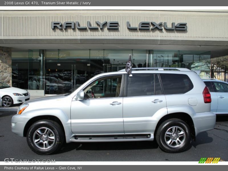 Titanium Silver Metallic / Ivory 2008 Lexus GX 470