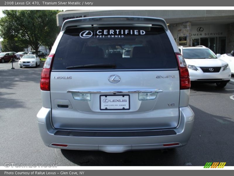 Titanium Silver Metallic / Ivory 2008 Lexus GX 470