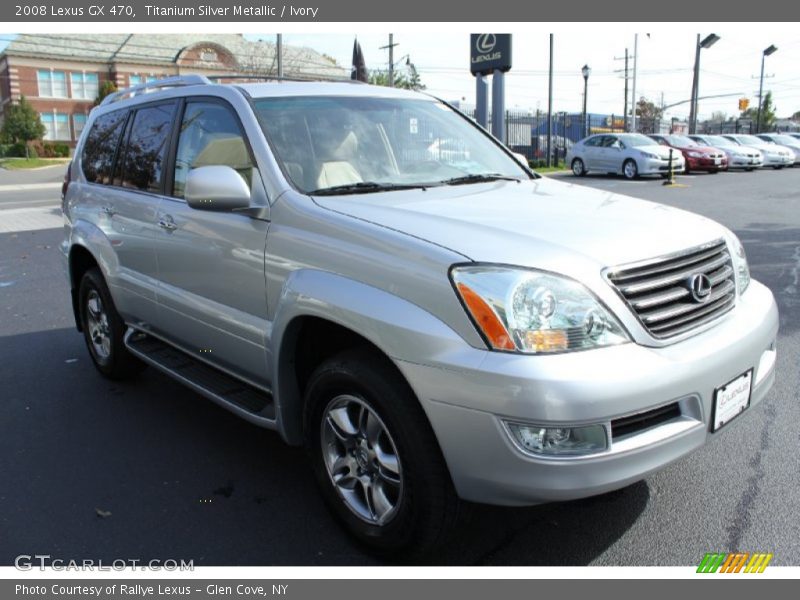 Titanium Silver Metallic / Ivory 2008 Lexus GX 470