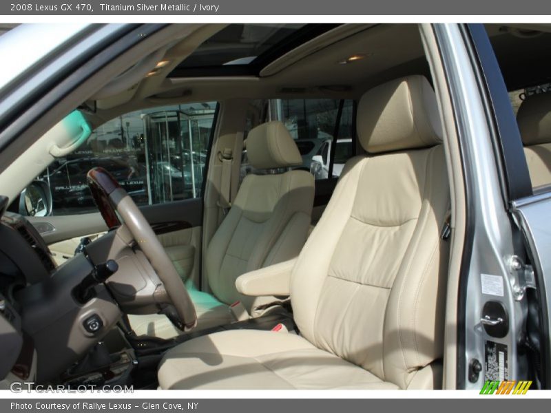 Titanium Silver Metallic / Ivory 2008 Lexus GX 470