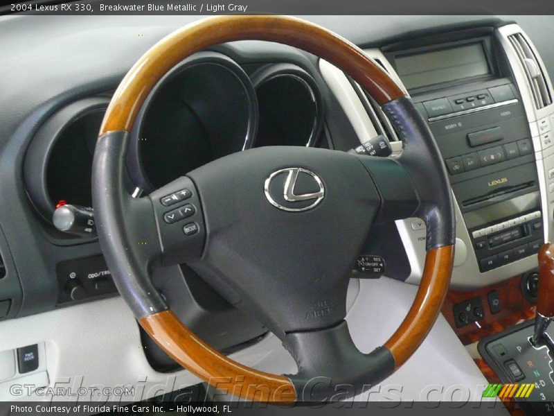 Breakwater Blue Metallic / Light Gray 2004 Lexus RX 330