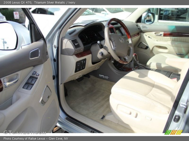 Titanium Silver Metallic / Ivory 2008 Lexus GX 470