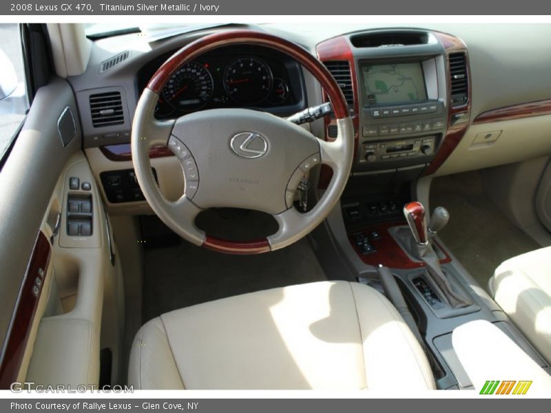 Titanium Silver Metallic / Ivory 2008 Lexus GX 470