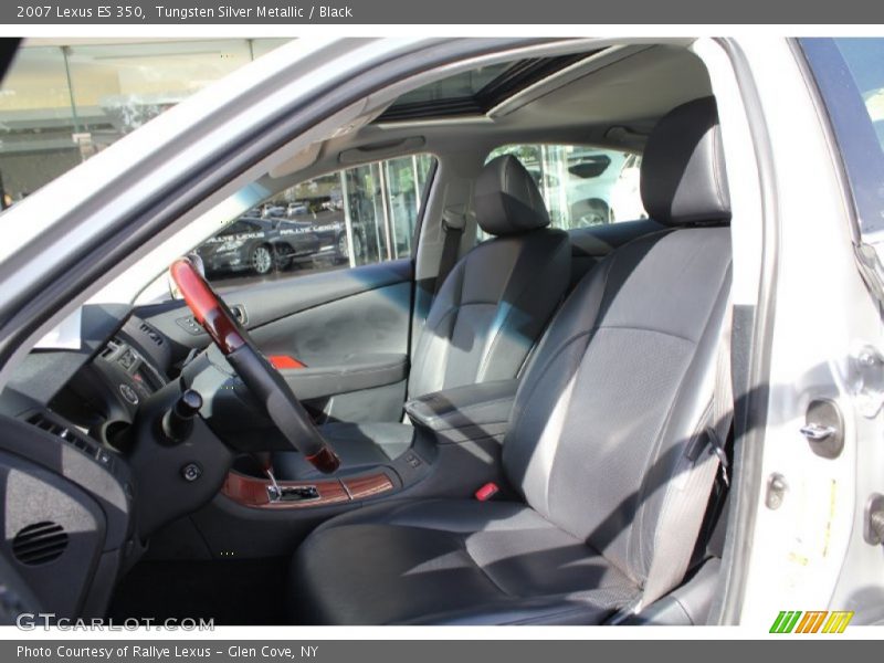 Tungsten Silver Metallic / Black 2007 Lexus ES 350