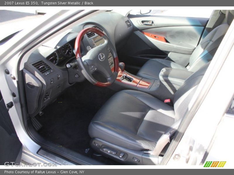Tungsten Silver Metallic / Black 2007 Lexus ES 350