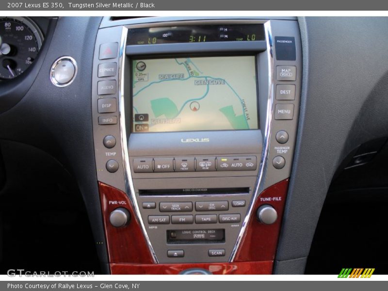 Tungsten Silver Metallic / Black 2007 Lexus ES 350
