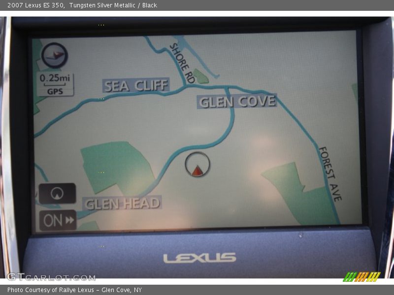 Tungsten Silver Metallic / Black 2007 Lexus ES 350