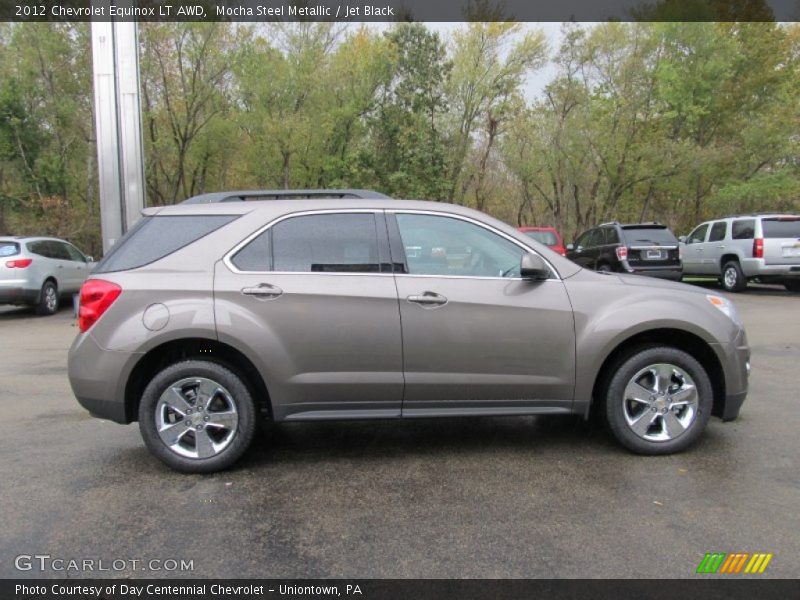 Mocha Steel Metallic / Jet Black 2012 Chevrolet Equinox LT AWD