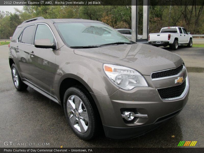Mocha Steel Metallic / Jet Black 2012 Chevrolet Equinox LT AWD