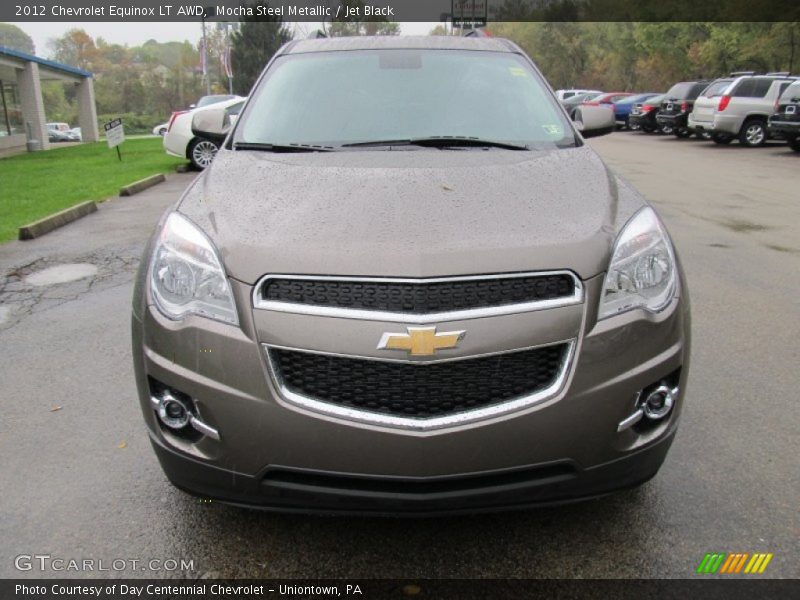 Mocha Steel Metallic / Jet Black 2012 Chevrolet Equinox LT AWD