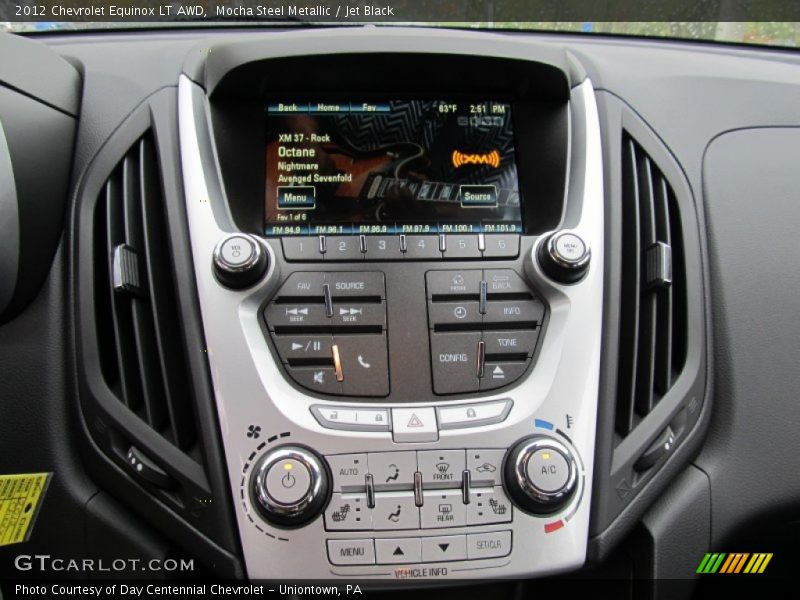 Mocha Steel Metallic / Jet Black 2012 Chevrolet Equinox LT AWD