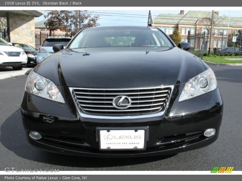 Obsidian Black / Black 2008 Lexus ES 350
