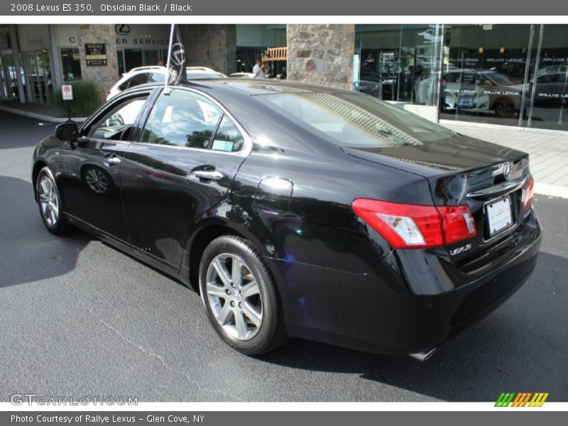 Obsidian Black / Black 2008 Lexus ES 350