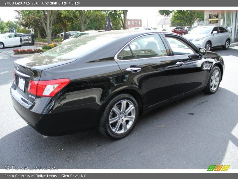 Obsidian Black / Black 2008 Lexus ES 350