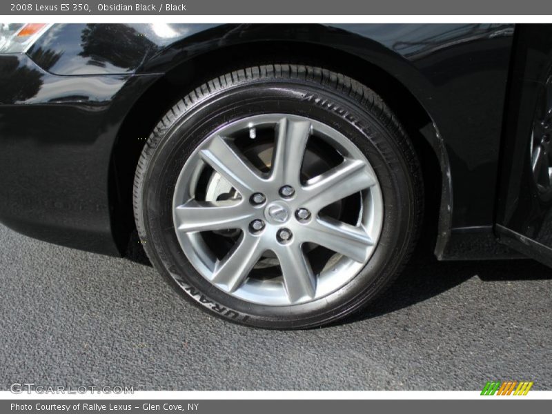 Obsidian Black / Black 2008 Lexus ES 350
