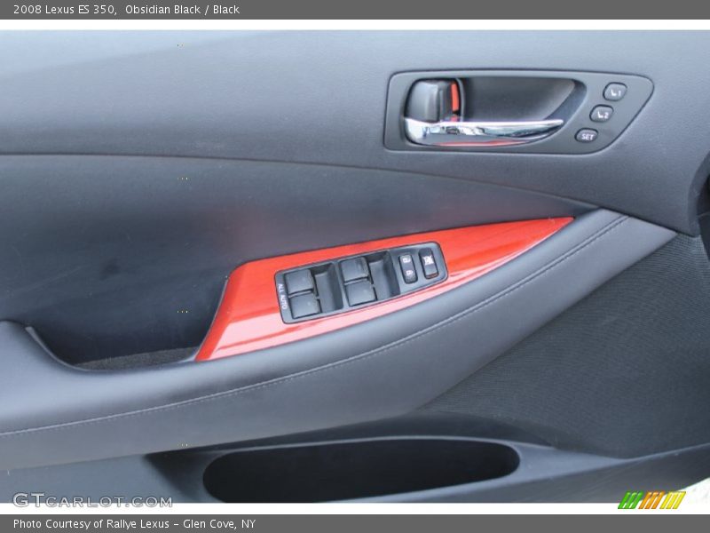 Obsidian Black / Black 2008 Lexus ES 350