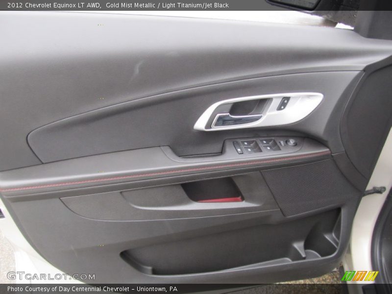 Gold Mist Metallic / Light Titanium/Jet Black 2012 Chevrolet Equinox LT AWD