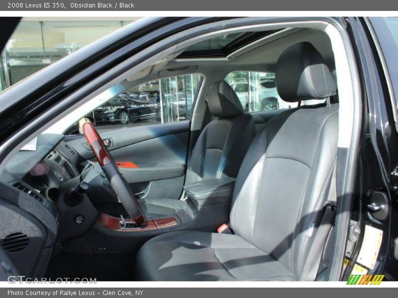Obsidian Black / Black 2008 Lexus ES 350