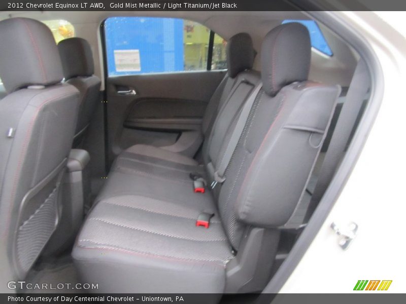 Gold Mist Metallic / Light Titanium/Jet Black 2012 Chevrolet Equinox LT AWD