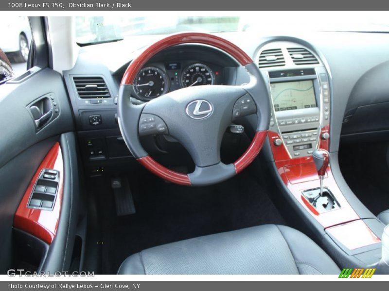 Obsidian Black / Black 2008 Lexus ES 350