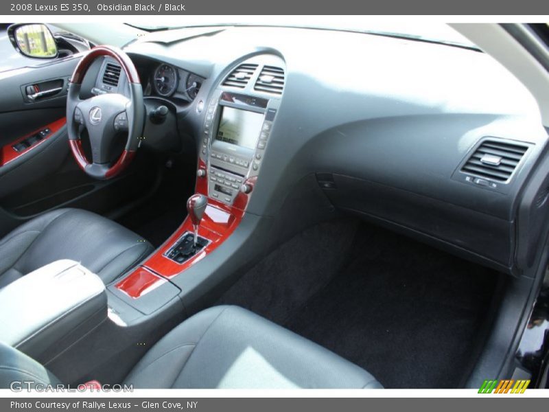 Obsidian Black / Black 2008 Lexus ES 350