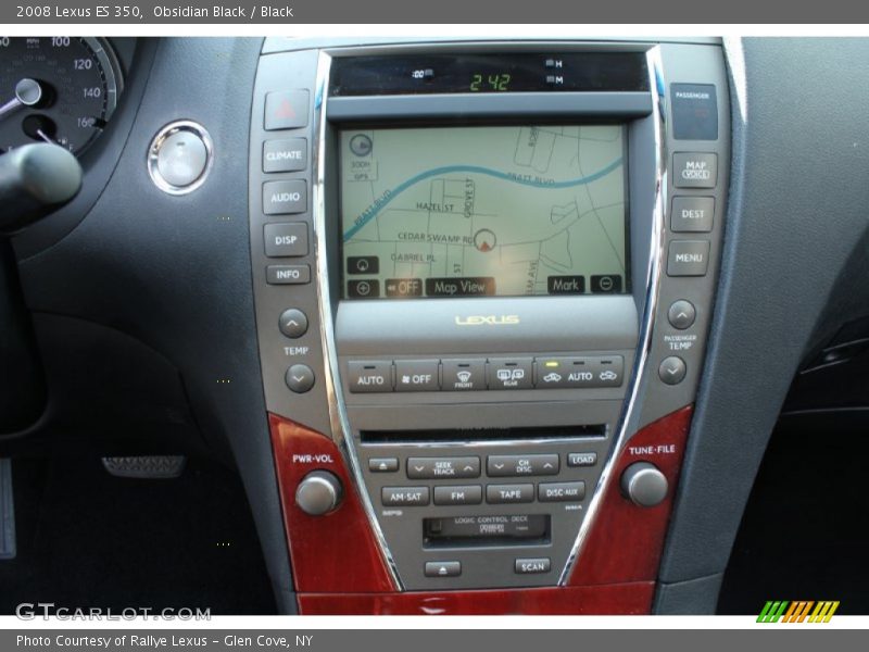 Obsidian Black / Black 2008 Lexus ES 350