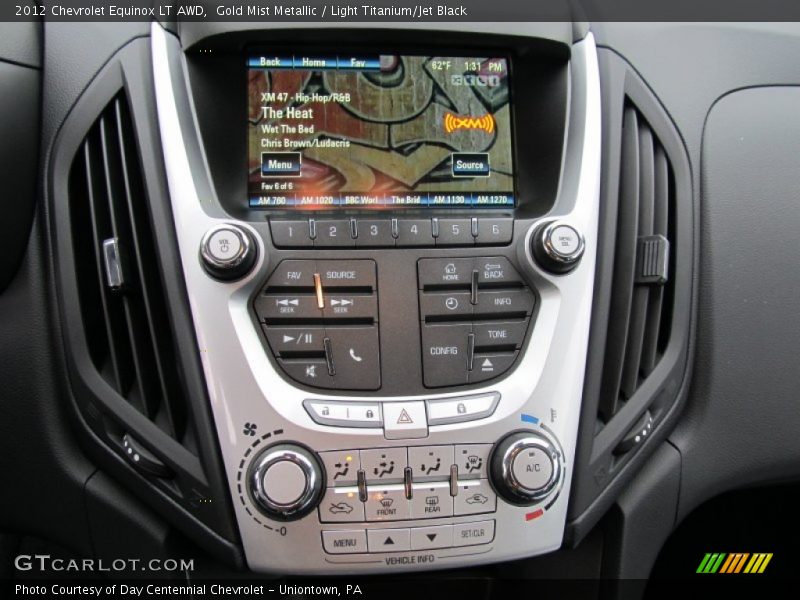 Gold Mist Metallic / Light Titanium/Jet Black 2012 Chevrolet Equinox LT AWD
