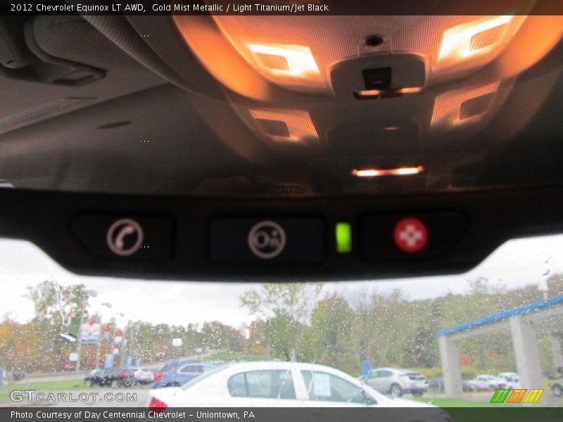 Gold Mist Metallic / Light Titanium/Jet Black 2012 Chevrolet Equinox LT AWD