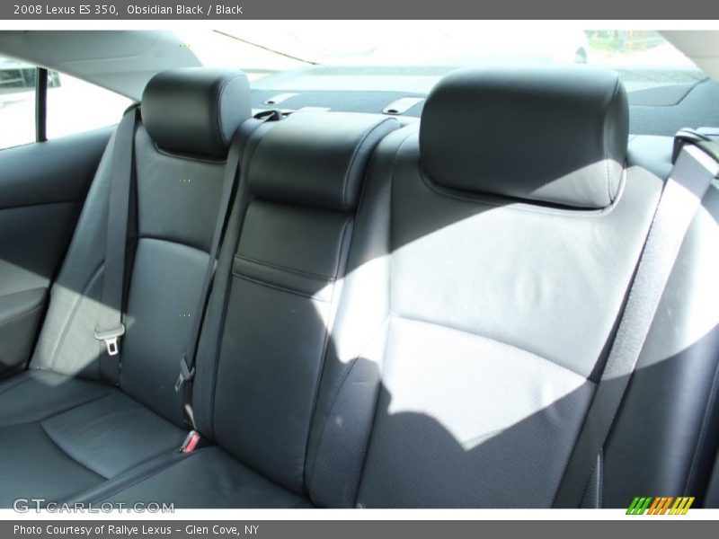 Obsidian Black / Black 2008 Lexus ES 350