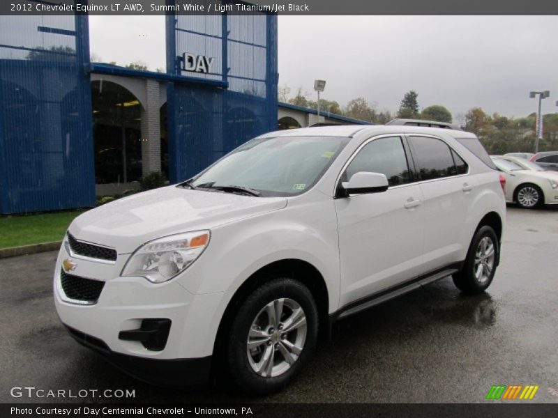 Summit White / Light Titanium/Jet Black 2012 Chevrolet Equinox LT AWD