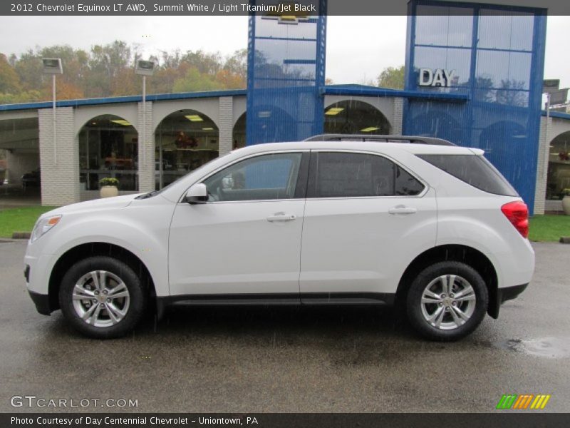 Summit White / Light Titanium/Jet Black 2012 Chevrolet Equinox LT AWD
