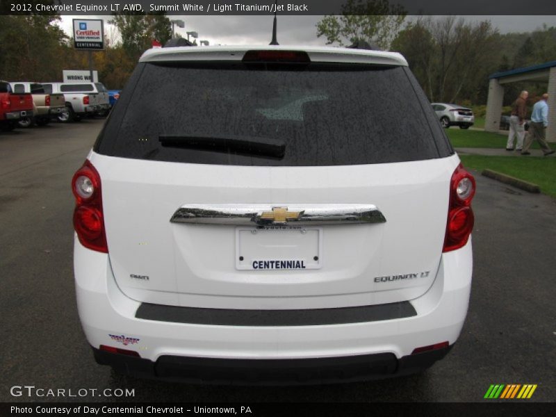 Summit White / Light Titanium/Jet Black 2012 Chevrolet Equinox LT AWD