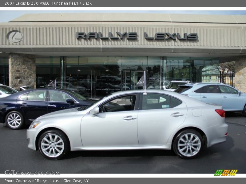Tungsten Pearl / Black 2007 Lexus IS 250 AWD