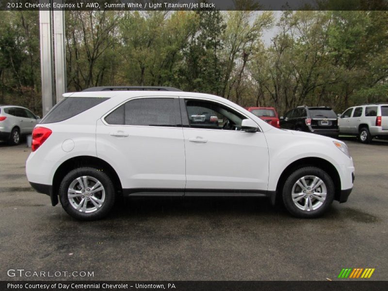 Summit White / Light Titanium/Jet Black 2012 Chevrolet Equinox LT AWD