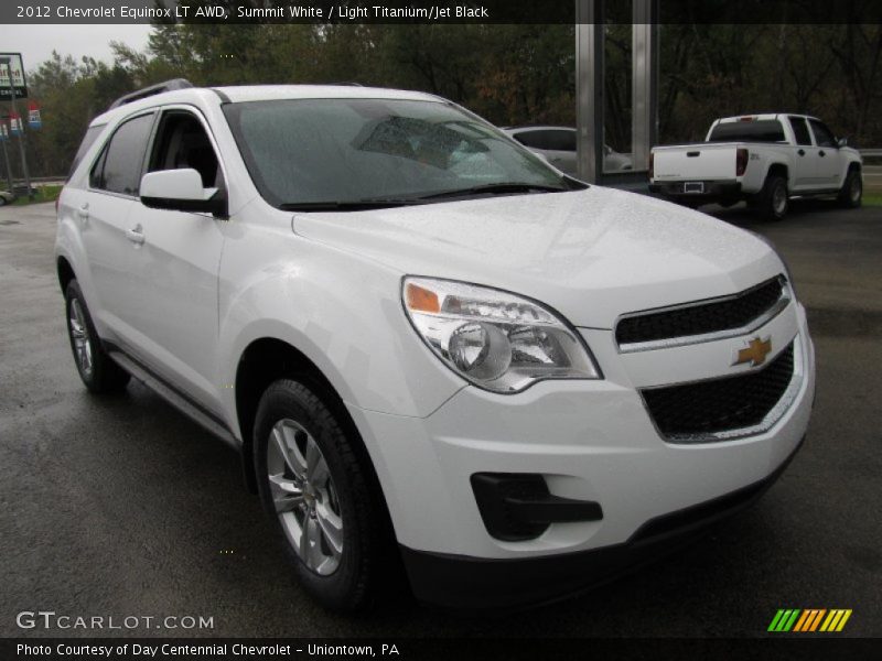 Summit White / Light Titanium/Jet Black 2012 Chevrolet Equinox LT AWD