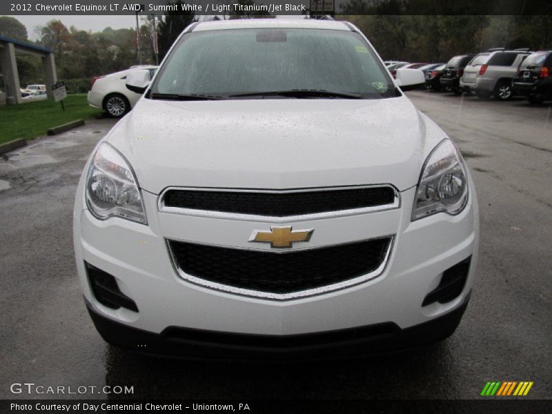 Summit White / Light Titanium/Jet Black 2012 Chevrolet Equinox LT AWD