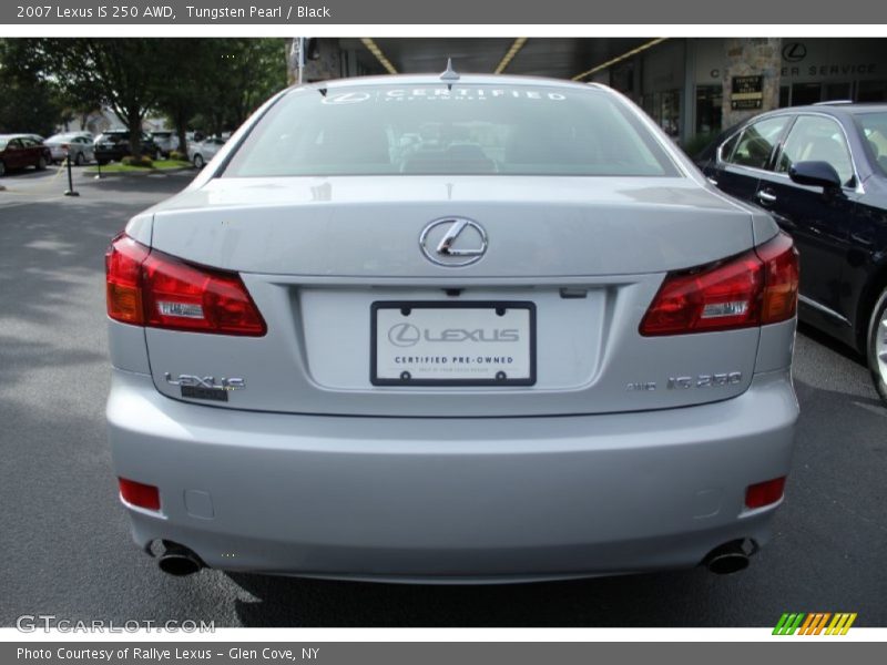 Tungsten Pearl / Black 2007 Lexus IS 250 AWD