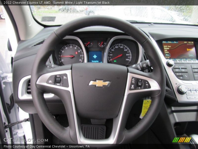 Summit White / Light Titanium/Jet Black 2012 Chevrolet Equinox LT AWD