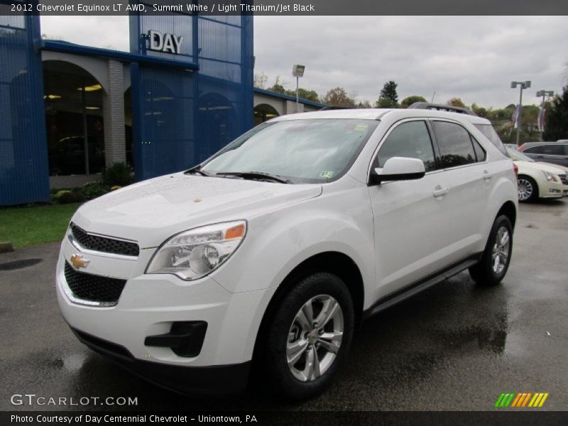 Summit White / Light Titanium/Jet Black 2012 Chevrolet Equinox LT AWD