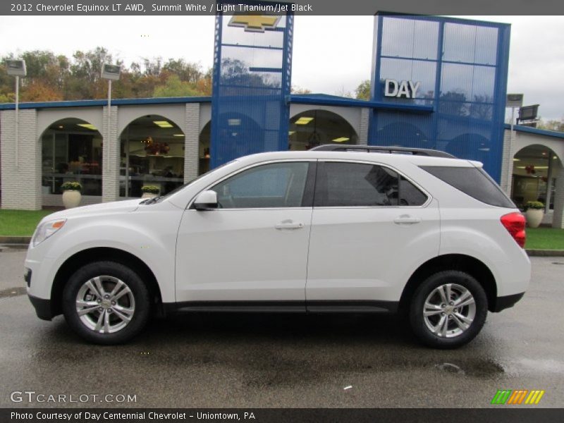 Summit White / Light Titanium/Jet Black 2012 Chevrolet Equinox LT AWD