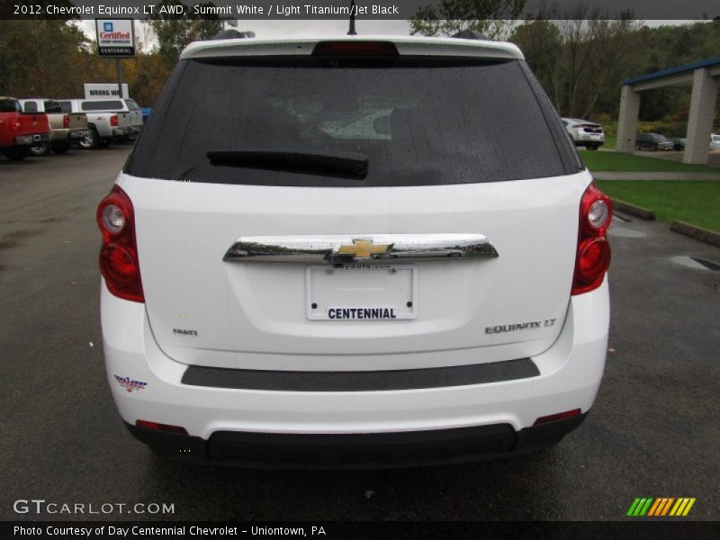 Summit White / Light Titanium/Jet Black 2012 Chevrolet Equinox LT AWD