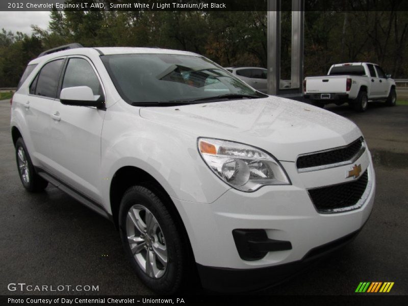 Summit White / Light Titanium/Jet Black 2012 Chevrolet Equinox LT AWD