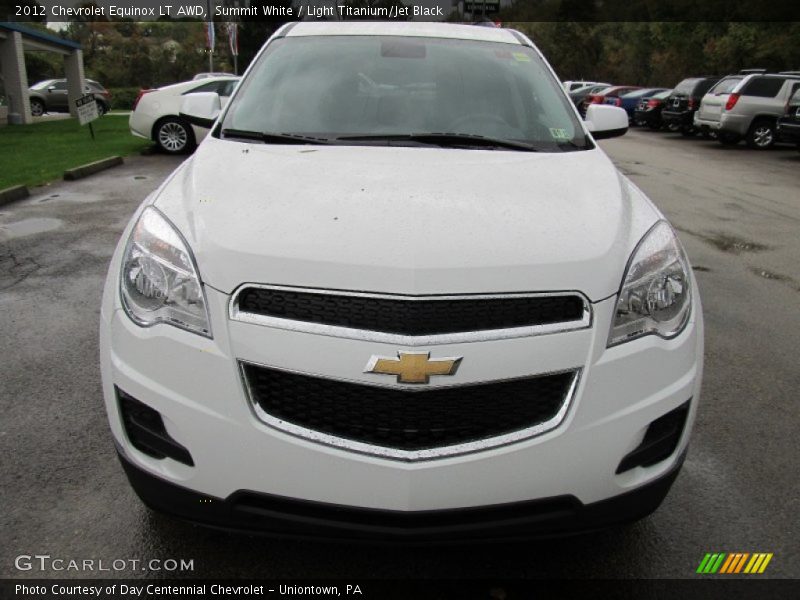 Summit White / Light Titanium/Jet Black 2012 Chevrolet Equinox LT AWD